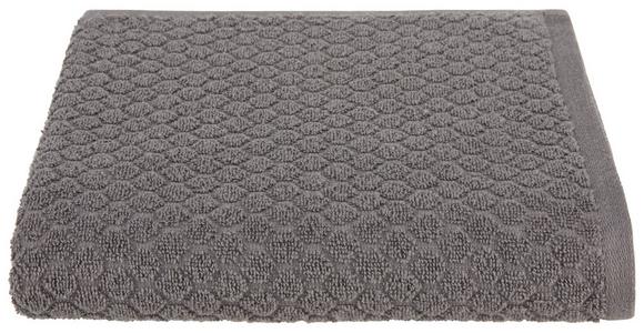 Duschtuch Elena Baumwolle 450 G/M2 Anthrazit 70x140 cm - Anthrazit, MODERN, Textil (70/140cm) - Luca Bessoni