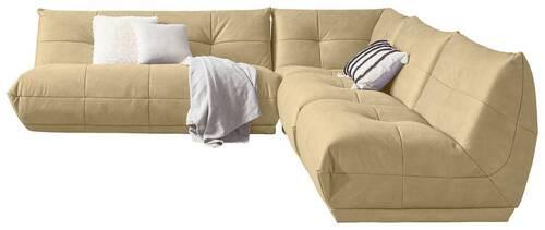 Ecksofa Giselle Beige S: 285x315 Cm - Beige, Trend, Textil (285/315cm) - Livetastic