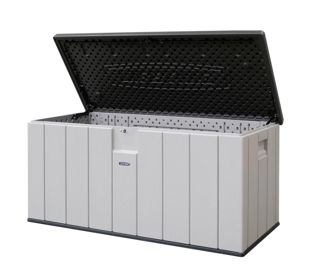 Kissenbox Wasserdicht 60254 151x69x72 Cm 568l Grau - Grau, Basics, Kunststoff (151/69/72cm)