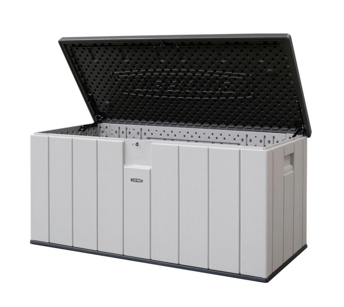 Kissenbox Wasserdicht 60254 151x69x72 Cm 568l Grau - Grau, Basics, Kunststoff (151/69/72cm)