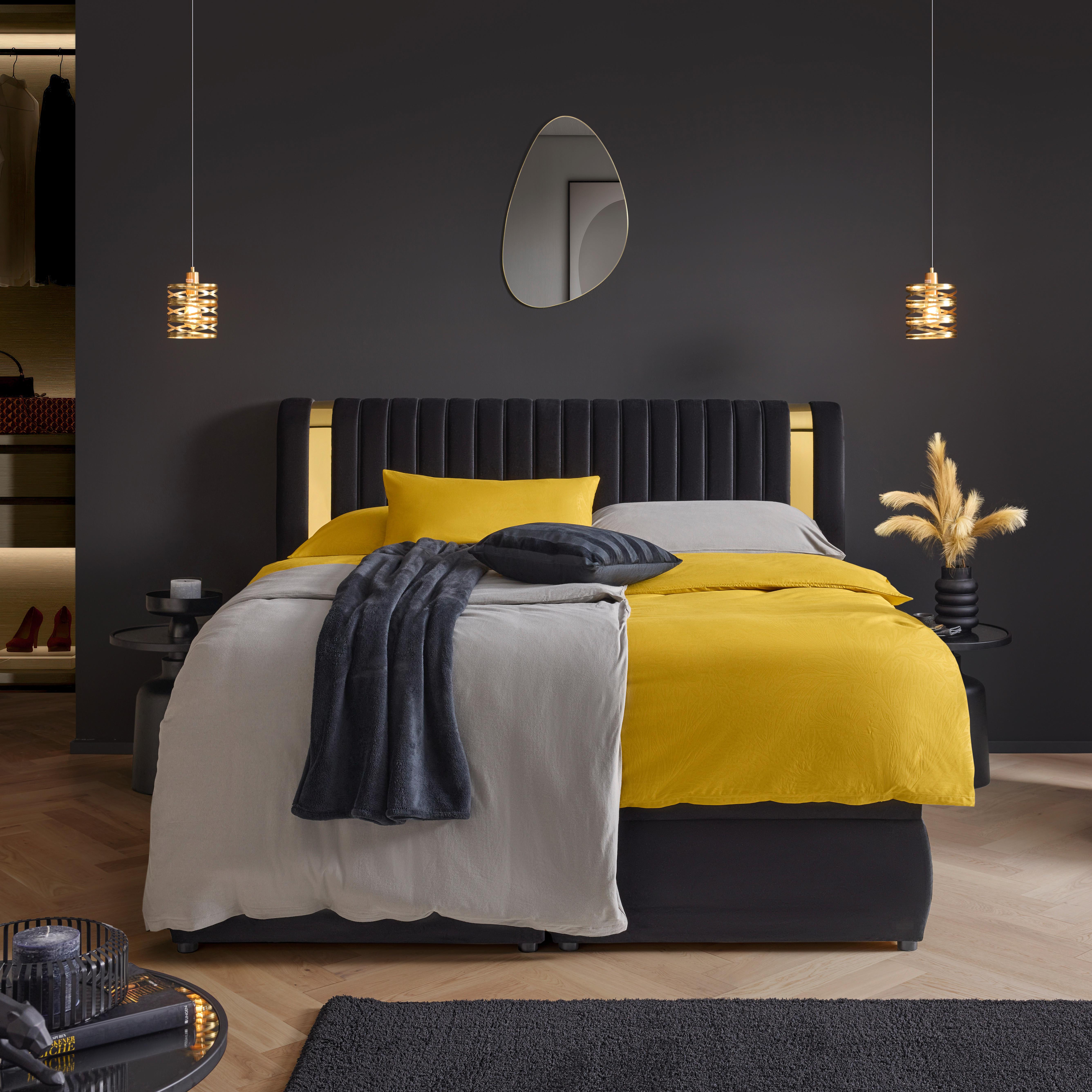 ZÁVĚSNÉ SVÍTIDLO SILVAIN - černá/barvy mosazi, Moderní, kov/plast (17/120cm) - Mömax