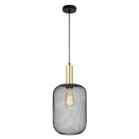 ZÁVESNÉ SVIETIDLO DRATO - čierna/zlatá, Modern, kov (20/120cm) - Mömax