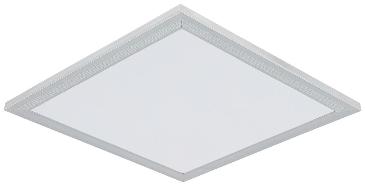 LED-Deckenleuchte Severin - Silberfarben/Weiß, MODERN, Kunststoff/Metall (30/30/5,5cm) - Luca Bessoni