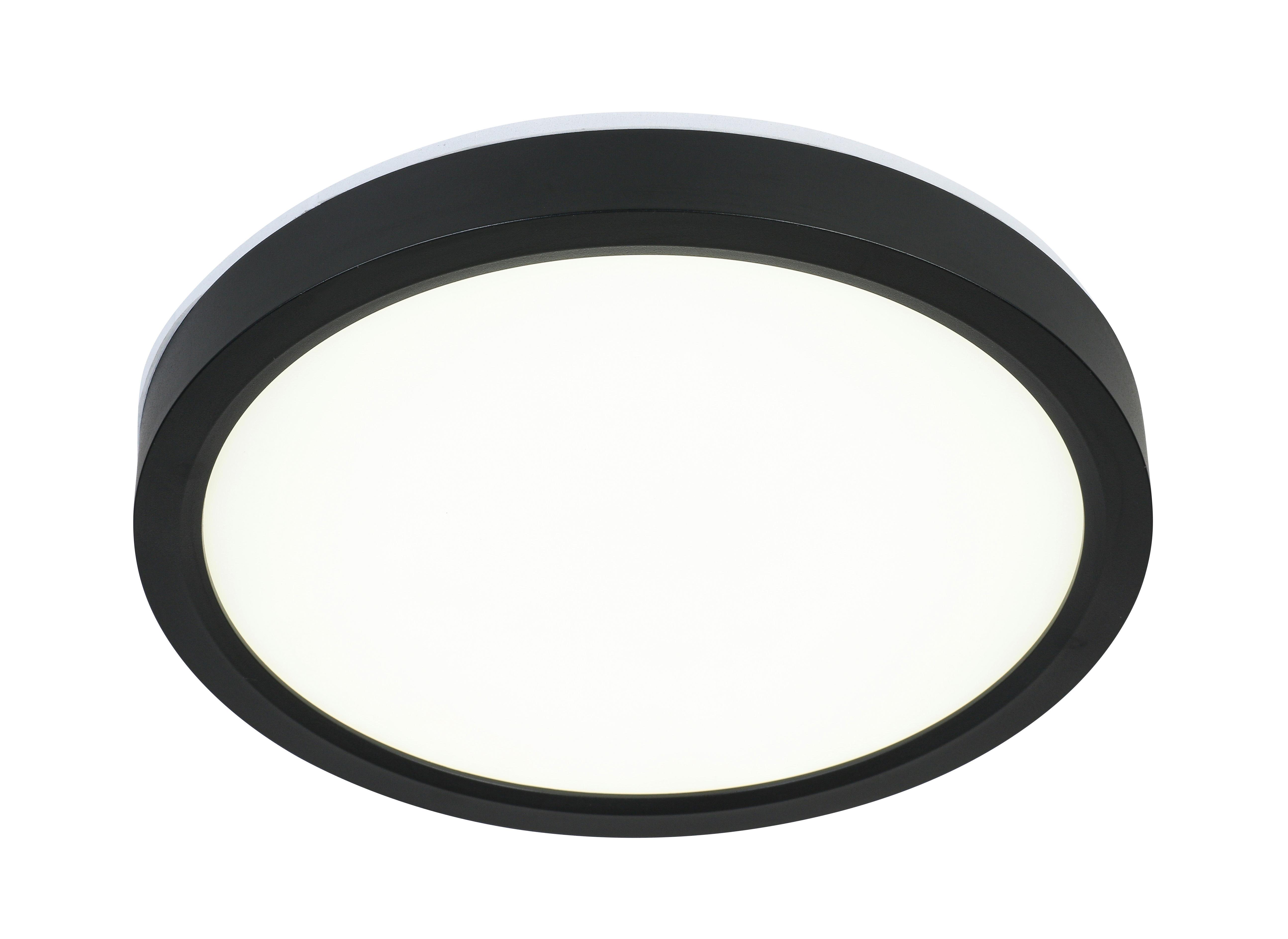 STROPNÉ LED SVIETIDLO TIR - čierna/biela, Modern, plast (23/2,5cm) - Mömax