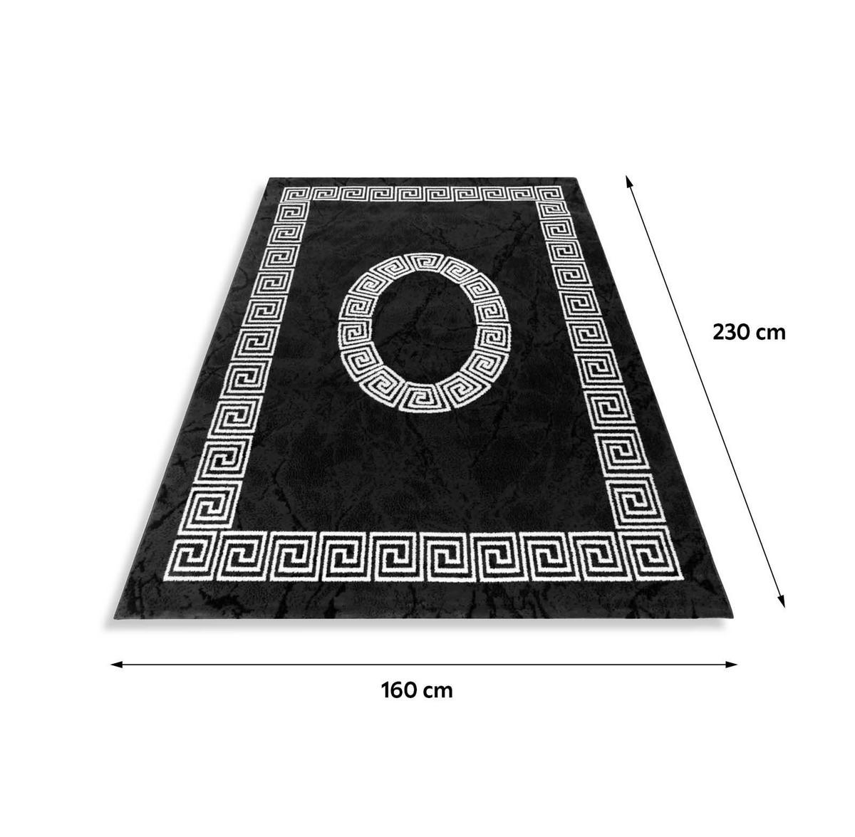 Webteppich Rot/Weiß Naturfaser Plus 160x230 cm - Rot/Weiß, Design, Textil (160/230cm)