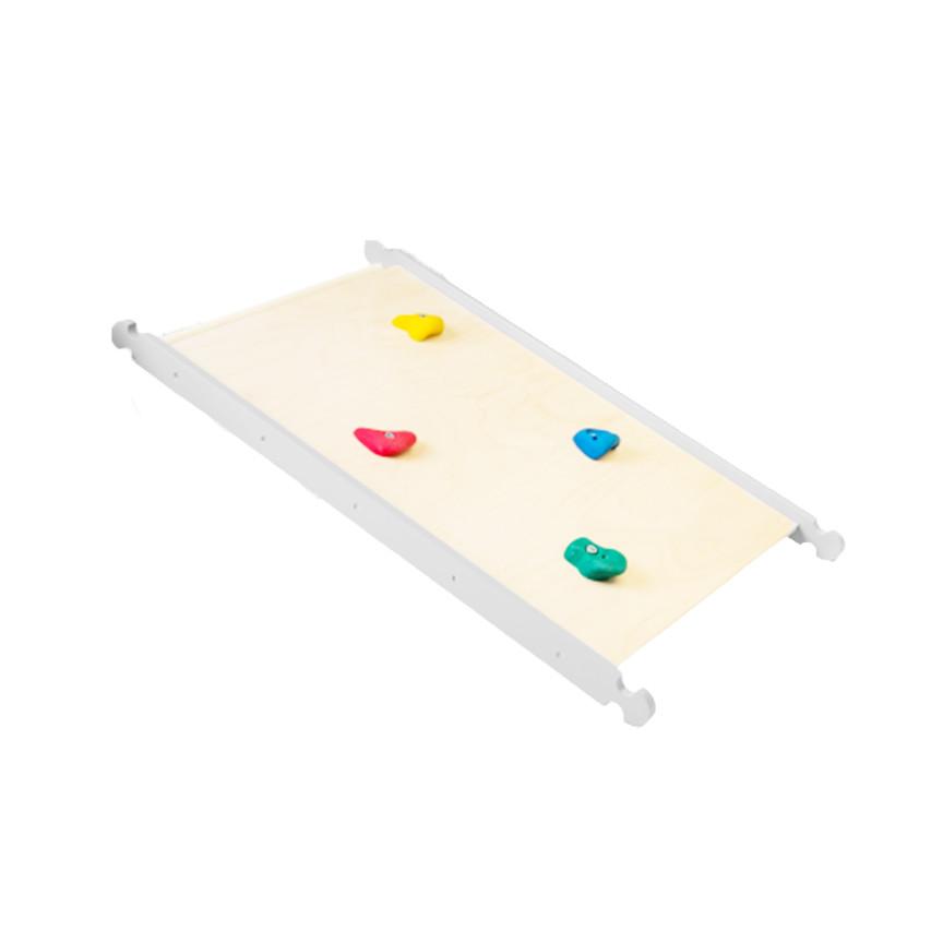 Klettergerüst Pikler Triangle Ramp - Weiß, Basics, Holz (95/65/6cm)