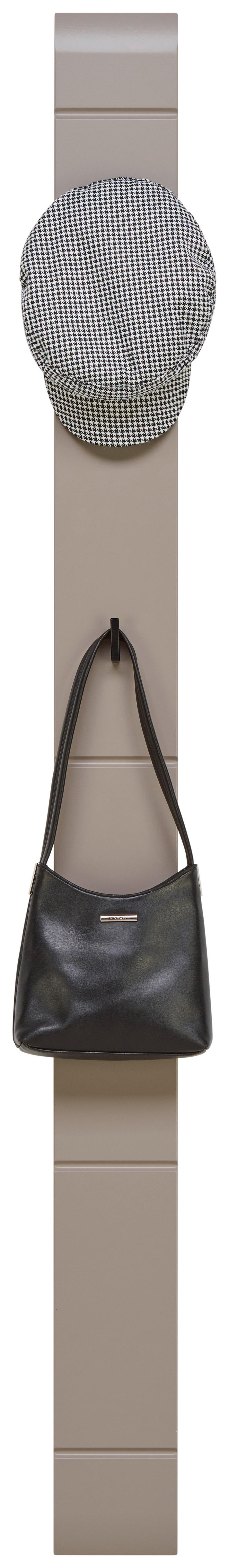 Garderobenpaneel Auris Eiche Dekor B: 13 cm Mit 2 Haken - Eichefarben/Grau, MODERN (13/162,2/1,9cm) - Luca Bessoni