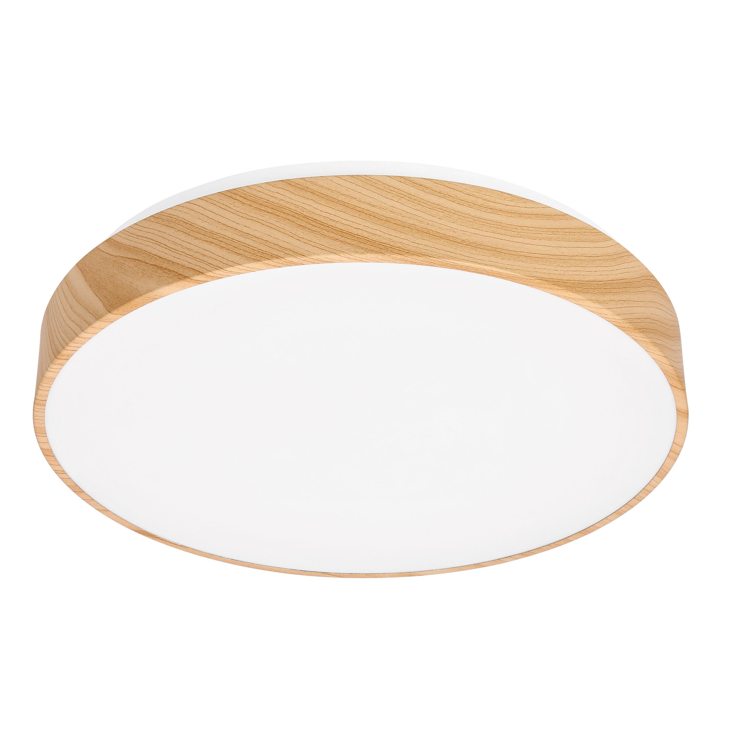 LED-Deckenleuchte 14-33965 Figaro - Eichefarben, Natur, Kunststoff/Metall (38/38/9cm)