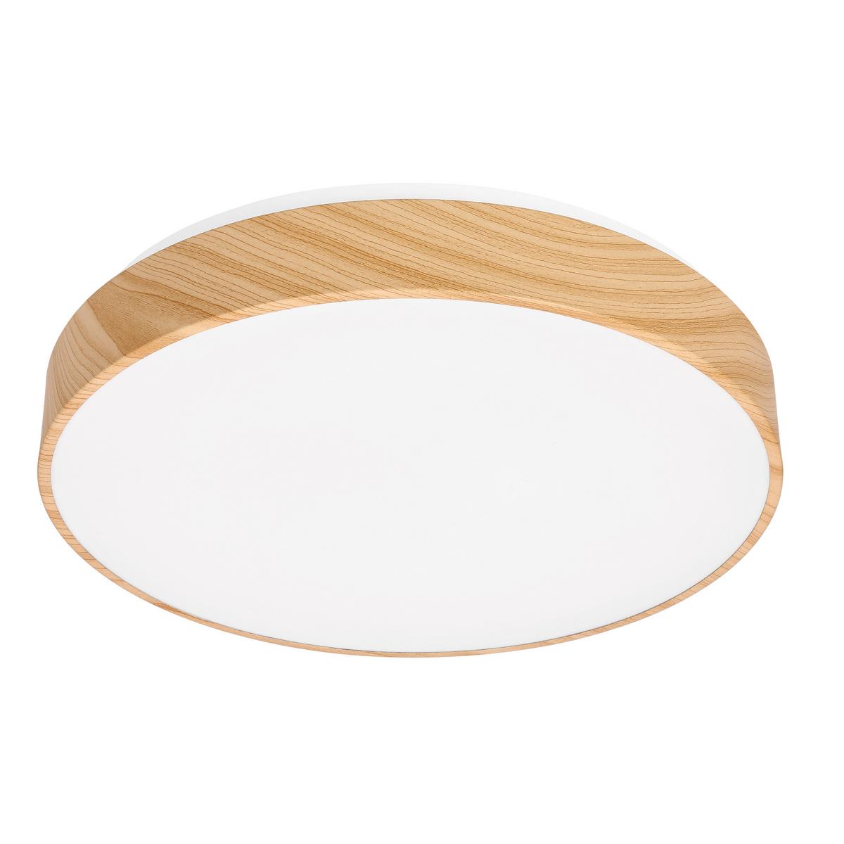 LED-Deckenleuchte 14-33965 Figaro - Eichefarben, Natur, Kunststoff/Metall (38/38/9cm)