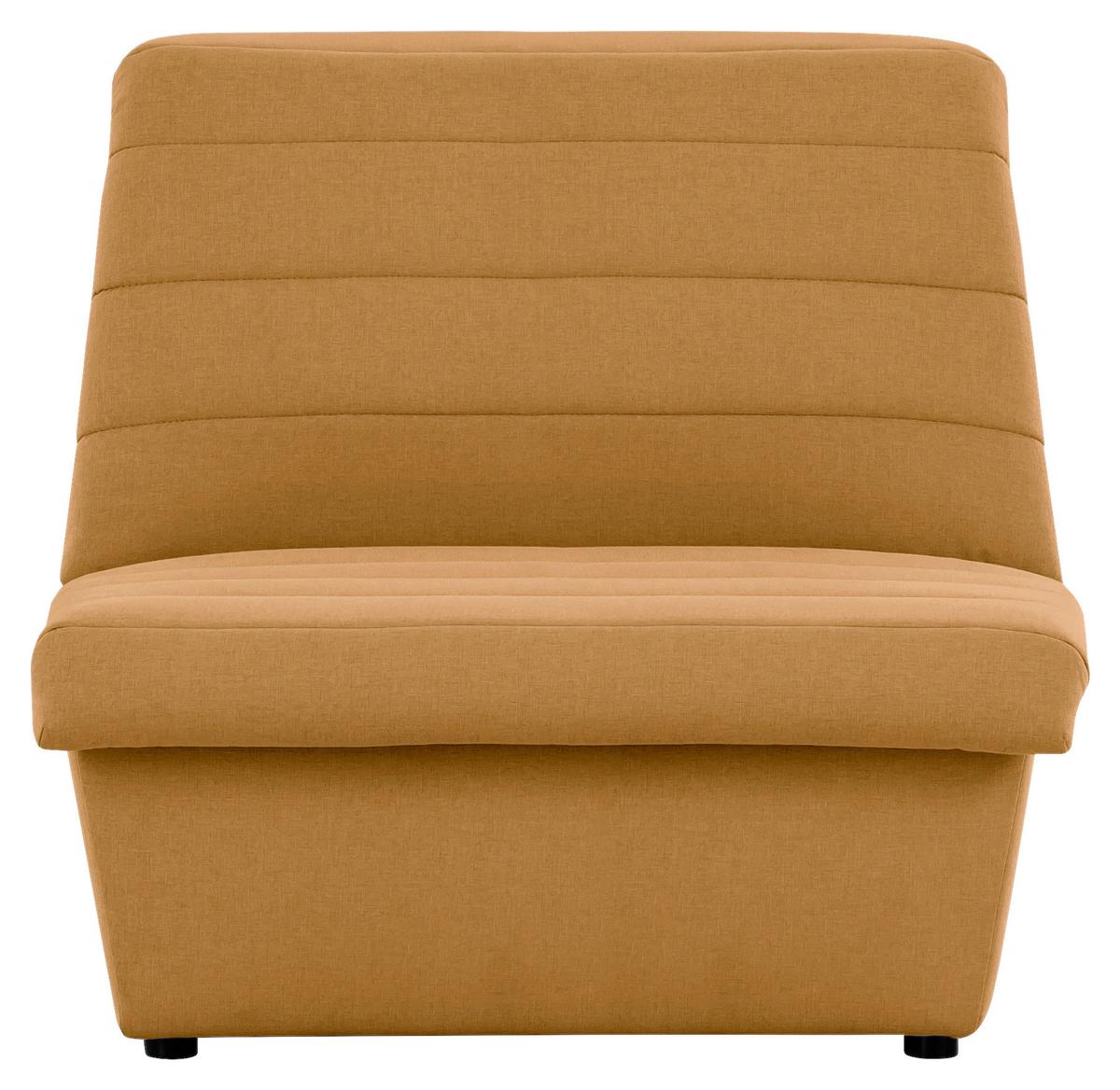 Sessel Looks Viii - Senfgelb/Schwarz, Design, Textil (92/92/103cm) - LOOKS by W.Joop