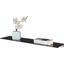 Glasablage Larry B:80cm Sicherheitsglas, Schwarz - Schwarz/Alufarben, MODERN, Glas/Kunststoff (80/20/4,8cm) - Homezone Glasablage Larry B:80cm Sicherheitsglas, Schwarz - Schwarz/Alufarben, MODERN, Glas/Kunststoff (80/20/4,8cm) - Homezone