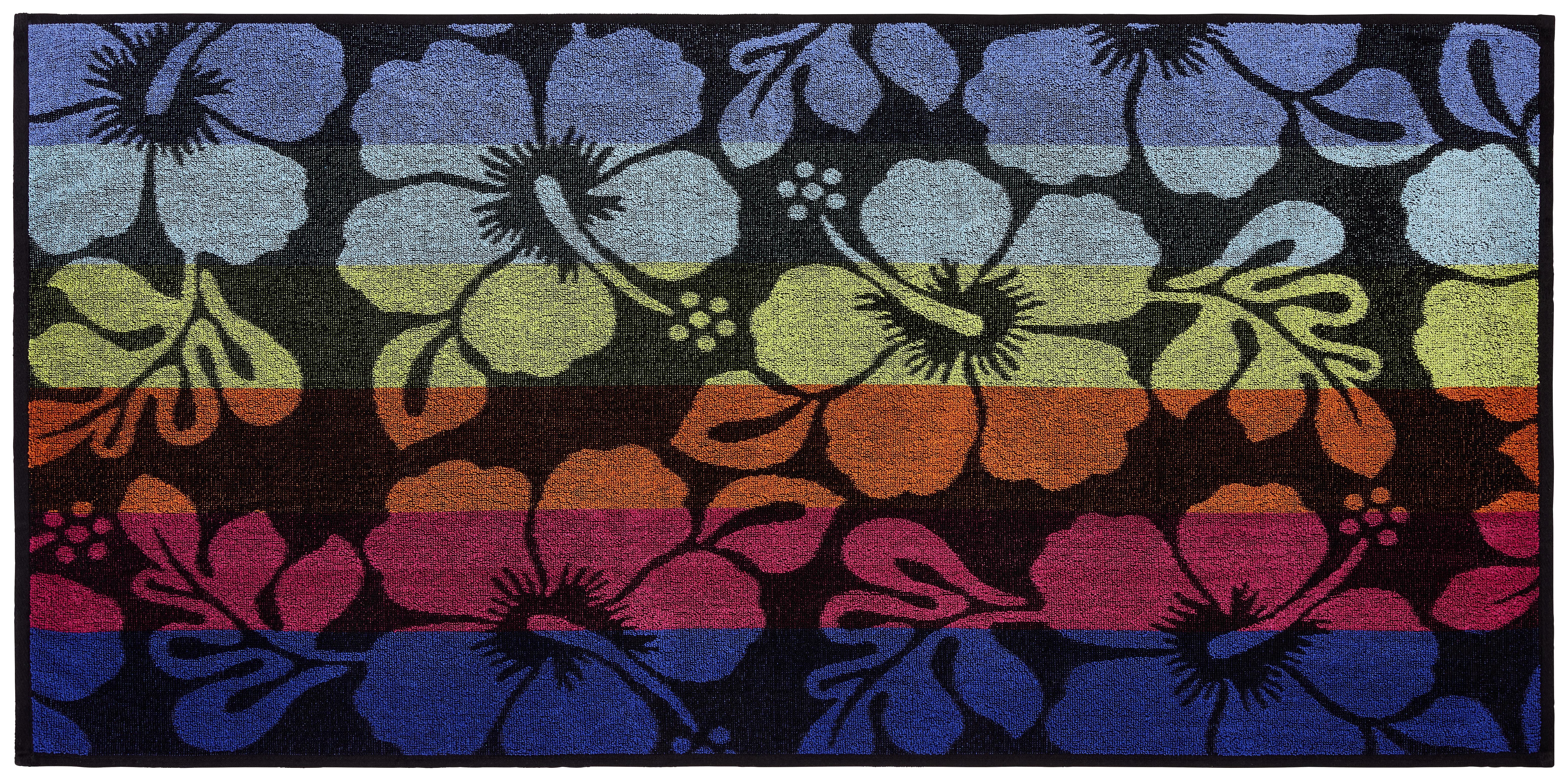 Strandtuch Summer - Multicolor, MODERN, Textil (75/150cm) - Luca Bessoni