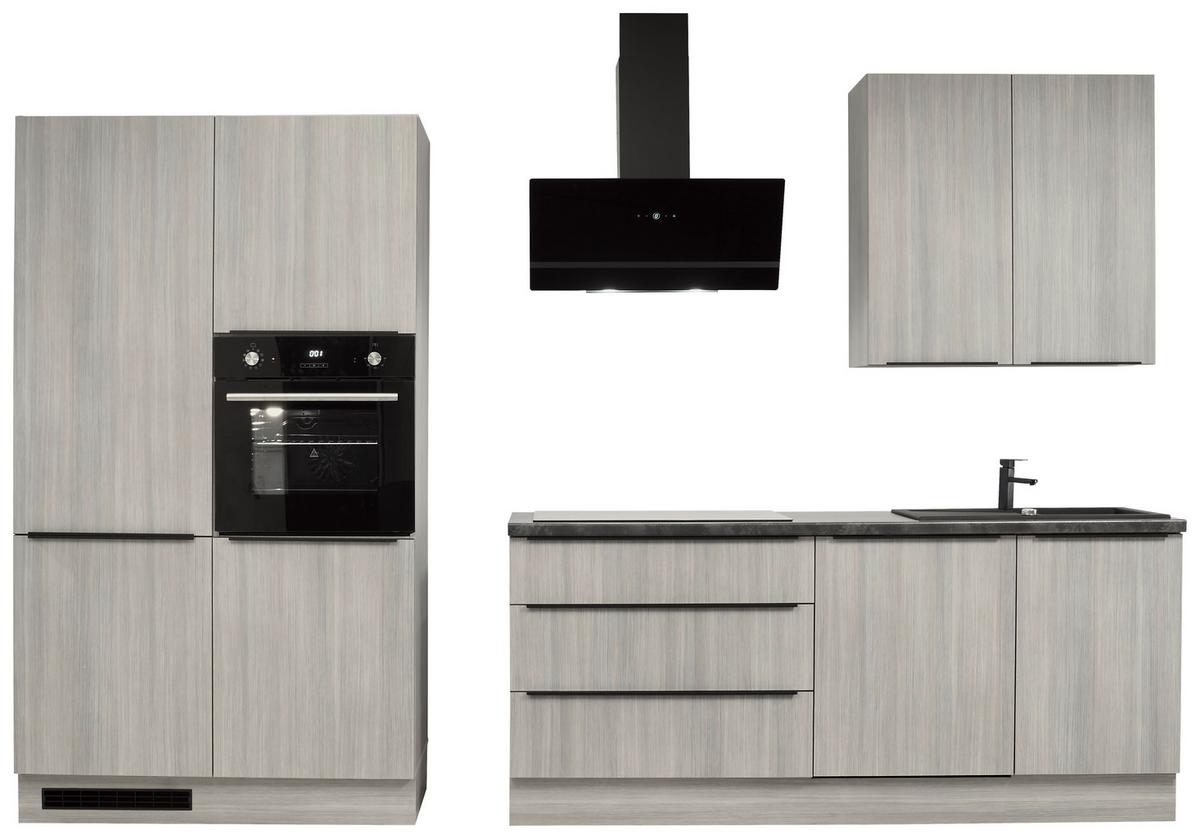 Küchenblock Landzeit Pinienfarben B: 320 Cm - Anthrazit/Pinienfarben, Design, Holzwerkstoff (320cm) - MID.YOU