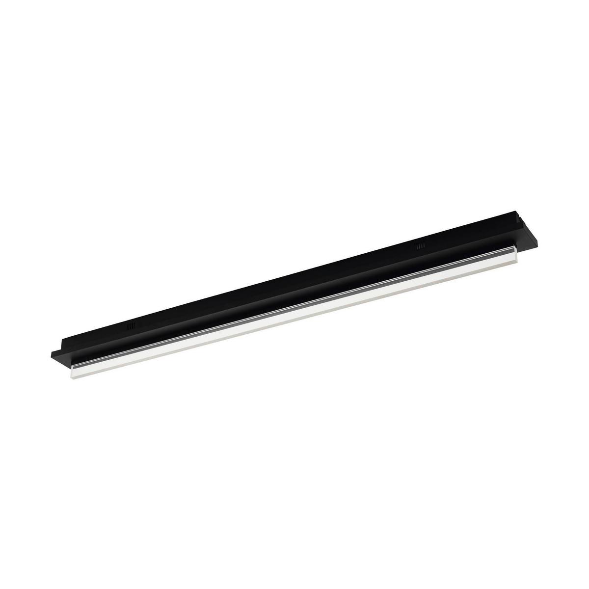 Deckenleuchte 98494* Spadafora - Schwarz/Weiß, Design, Kunststoff/Metall (116/8/10cm) - Eglo