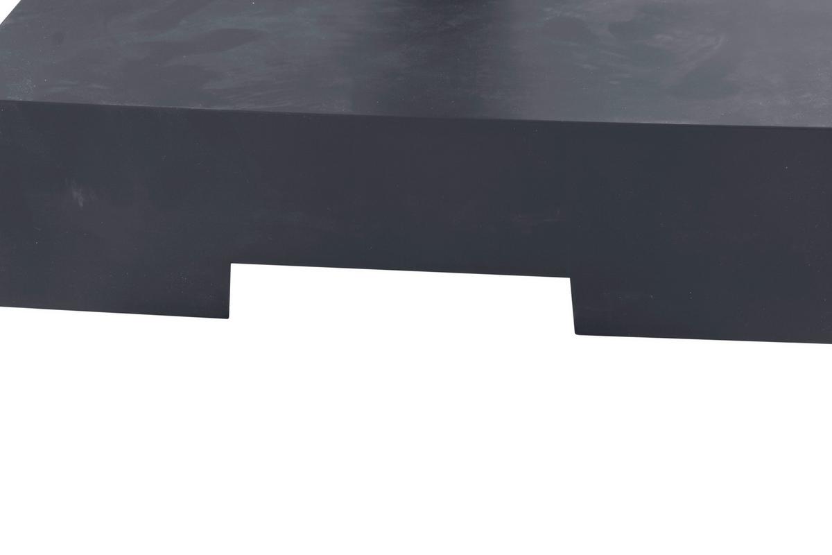 Schirmständer Kunstoff / Beton für DM  2,1-5,4 cm - Anthrazit, KONVENTIONELL, Kunststoff/Stein (40/11/40cm) - Siena Garden