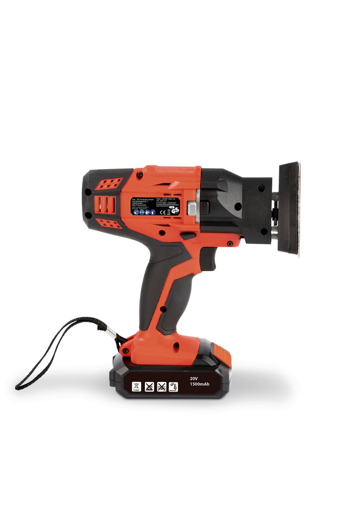 Akkuschrauber Easy Maxx 20 V, 0-550 U/Min, Rot/Schwarz - Rot/Schwarz, Basics, Kunststoff/Metall (31/11,5/41,5cm)