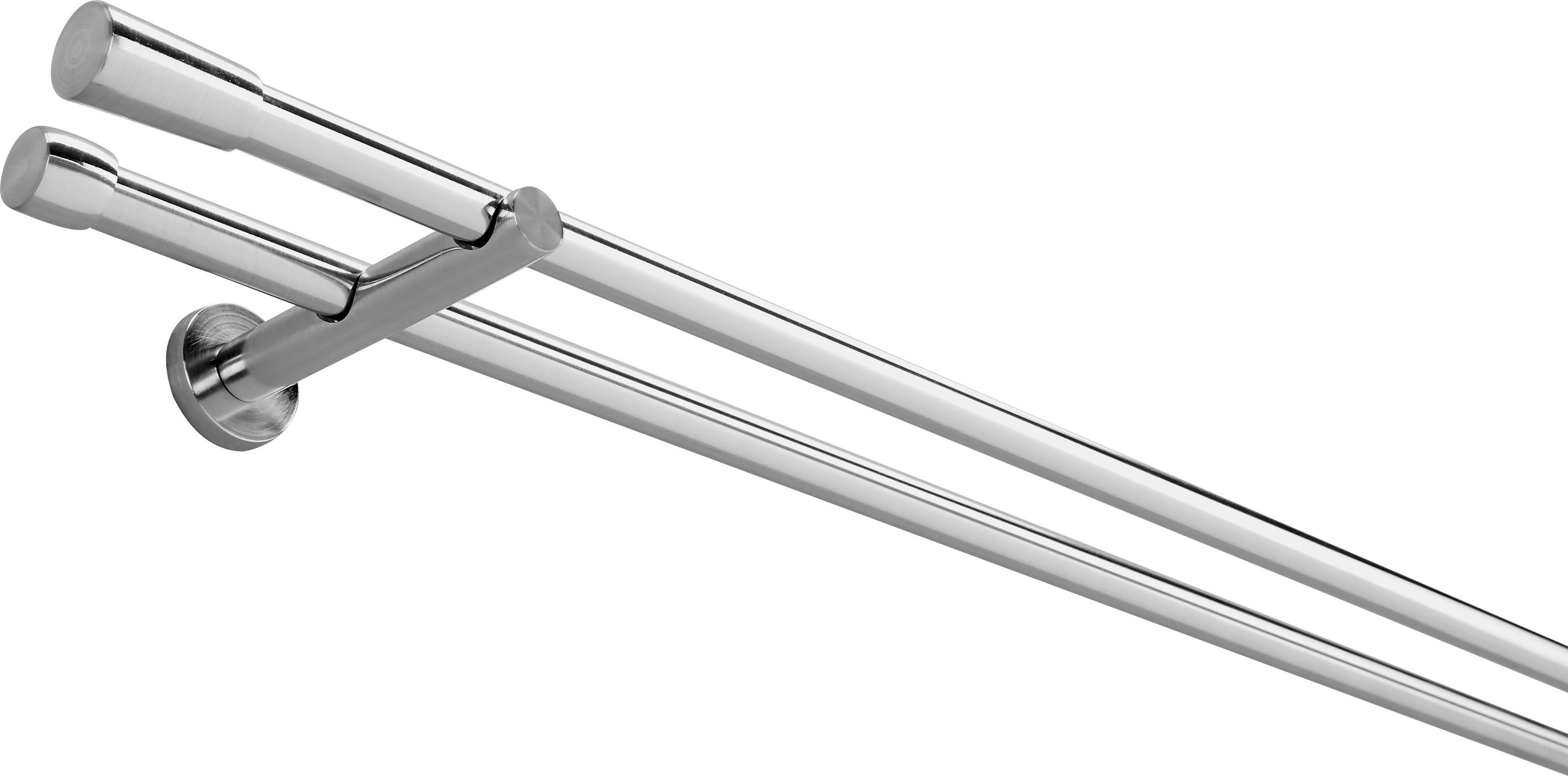 sada tyčí na závěsy MARIE-TOP, 240cm - barvy nerez oceli, kov (240cm) - Modern Living