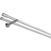 sada tyčí na závěsy MARIE-TOP, 200cm - barvy nerez oceli, kov (200cm) - Modern Living