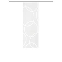 Flächenvorhang Pinale Weiß B: 57 cm - Weiß, Basics, Textil (57/175cm)