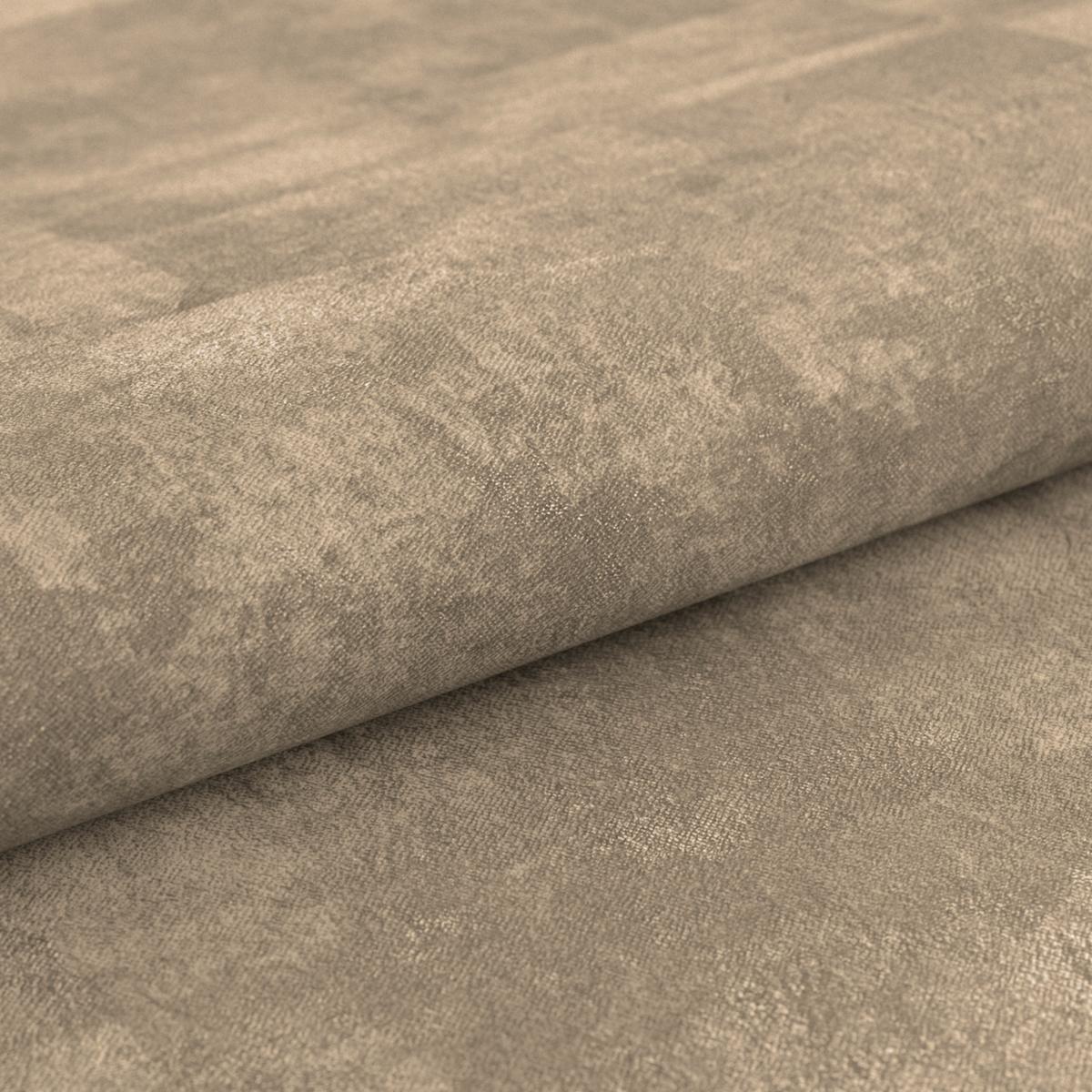 Schlafsofa Perla Hellbraun B: 203 cm - Hellbraun/Schwarz, KONVENTIONELL, Textil (203/94/96cm)