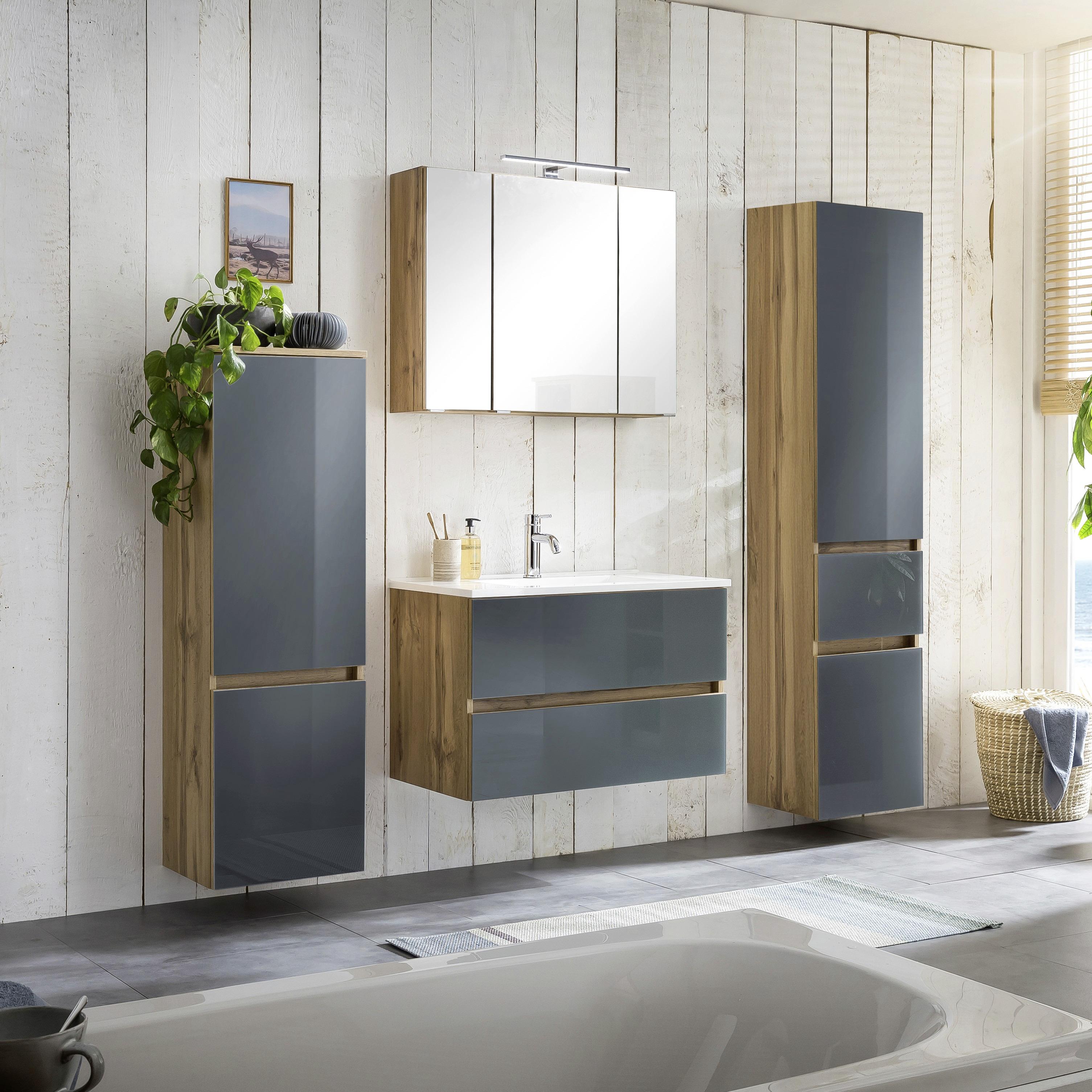 Stauraum in trendy Design: Badezimmer-Set HELSINKI