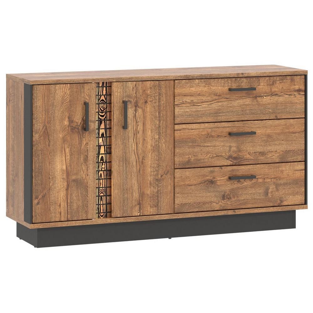 Široká komoda DORIAN 2D3S