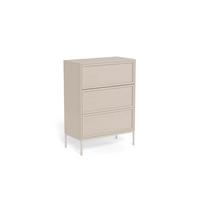 KOMODA PALMDALE - šedá, Design, kov/kompozitní dřevo (80/110/40cm) - MID.YOU