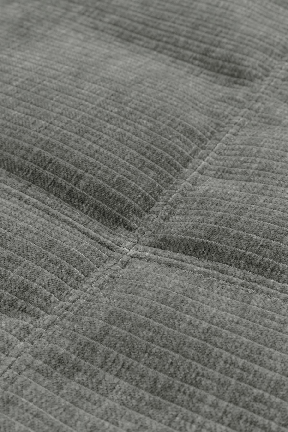 Bigsofa Be Comfy - Schwarz/Grau, MODERN, Textil (264/83/126cm) - Trendmanufaktur
