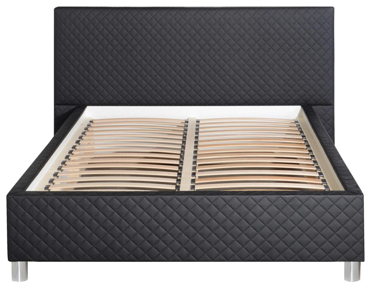 Kárpitozott Ágy Panna 180/200 Cm - bézs/fekete, Romantik / Landhaus, textil (180/200cm)