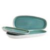 Servierplatten-set Elea Steinzeug, Hellgrün, 3-Teilig - Hellgrün, Basics, Keramik - Mäser