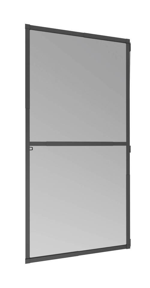 Fliegengitter Türe 100x210 cm Anthrazit - Anthrazit, Basics, Metall (100/210cm)