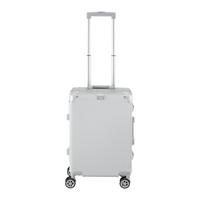 Cestovní kufr MIAMI -S- - barvy stříbra, Moderní, kov/textil (38/24/58cm) - Mömax