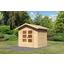 Gartenhaus mit Satteldach Terragrau 244x230x204cm - Grau, MODERN, Holz (244/230/204cm) - Karibu Gartenhaus mit Satteldach Terragrau 244x230x204cm - Grau, MODERN, Holz (244/230/204cm) - Karibu