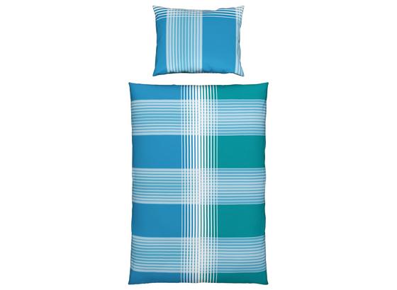 Seersucker-Bettwäsche Enja in Blau U. Türkis - Türkis/Blau, MODERN, Textil - Luca Bessoni Seersucker-Bettwäsche Enja in Blau U. Türkis - Türkis/Blau, MODERN, Textil - Luca Bessoni