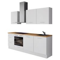 Küchenleerblock Ip3150 - Eichefarben/Weiß, Design, Holzwerkstoff (230cm) - Impuls