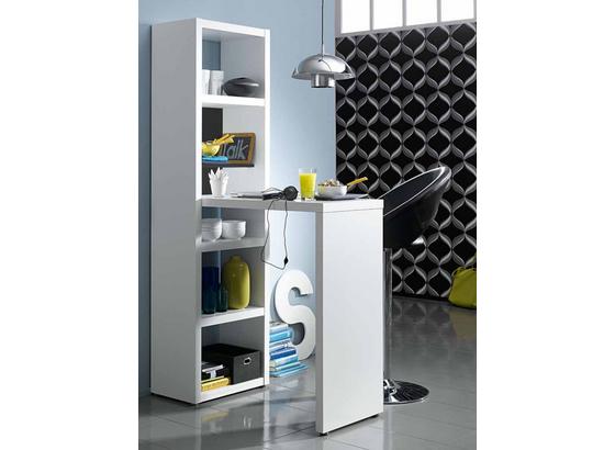 Regál Eat And Go - farby grafitu/biela, Moderný, drevený materiál (588/2018/1150cm) Regál Eat And Go - farby grafitu/biela, Moderný, drevený materiál (588/2018/1150cm)