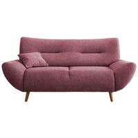 2-Sitzer-Sofa Drago Brombeere - Wildeiche/Brombeere, MODERN, Holz/Textil (173/81/90cm) - MID.YOU