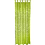 Vorhang mit Schlaufen und Band Linda B: 140 cm, Grün - Grün, KONVENTIONELL, Textil (140/255cm) - Ondega
