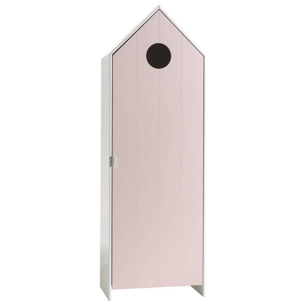Kinderkleiderschrank B: 57,6 cm Casami, Pink/Weiß