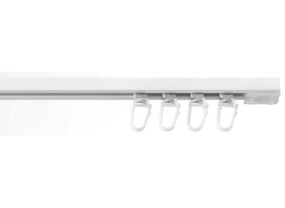 Vorhangschiene 160 cm - Weiß, KONVENTIONELL, Kunststoff/Metall (160cm) - Ombra Vorhangschiene 160 cm - Weiß, KONVENTIONELL, Kunststoff/Metall (160cm) - Ombra