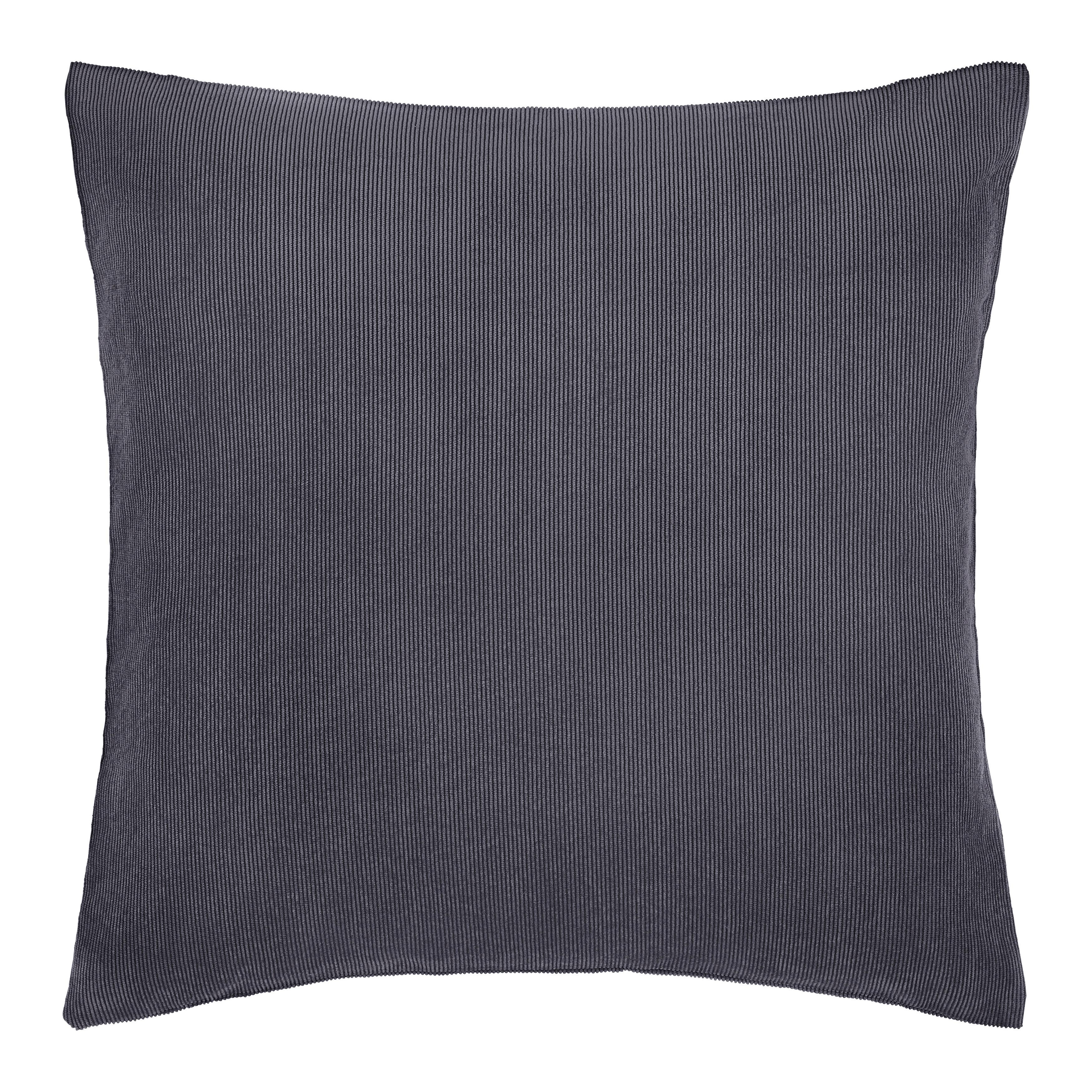POTAH NA POLŠTÁŘ CORA - tmavě šedá, Konvenční, textil (50/50cm) - Mömax
