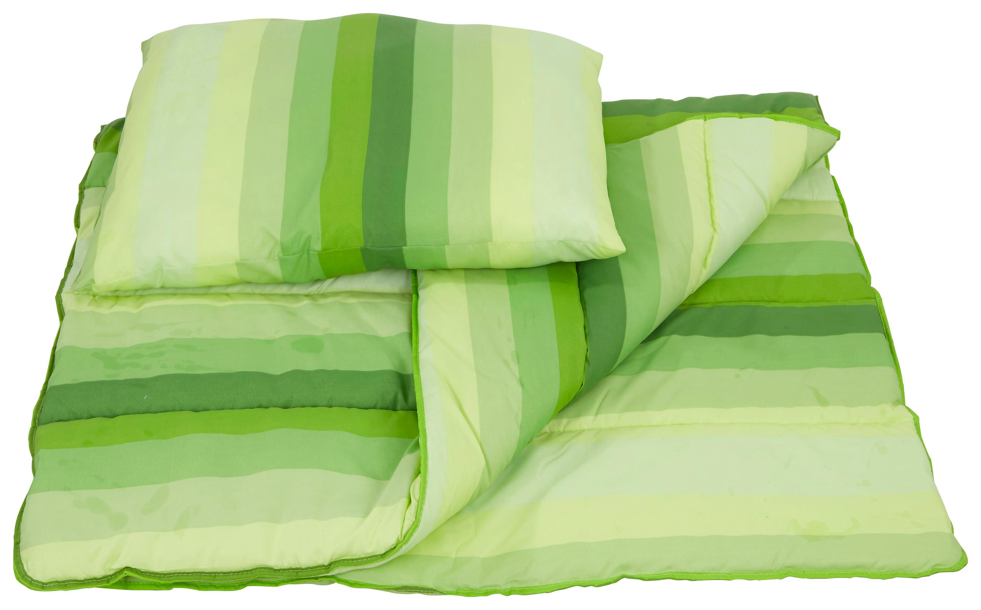 Paplan-párna Szett Petra - Zöld/Narancs, konvencionális, Textil - Primatex