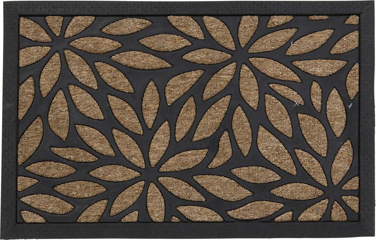 Fußmatte Albertina 40x60 cm Gummi Rutschfest - Beige/Schwarz, MODERN, Kunststoff (40/60cm) - Ondega
