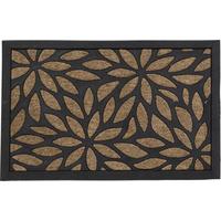 Fußmatte Albertina 40x60 cm Gummi Rutschfest - Beige/Schwarz, MODERN, Kunststoff (40/60cm) - Ondega