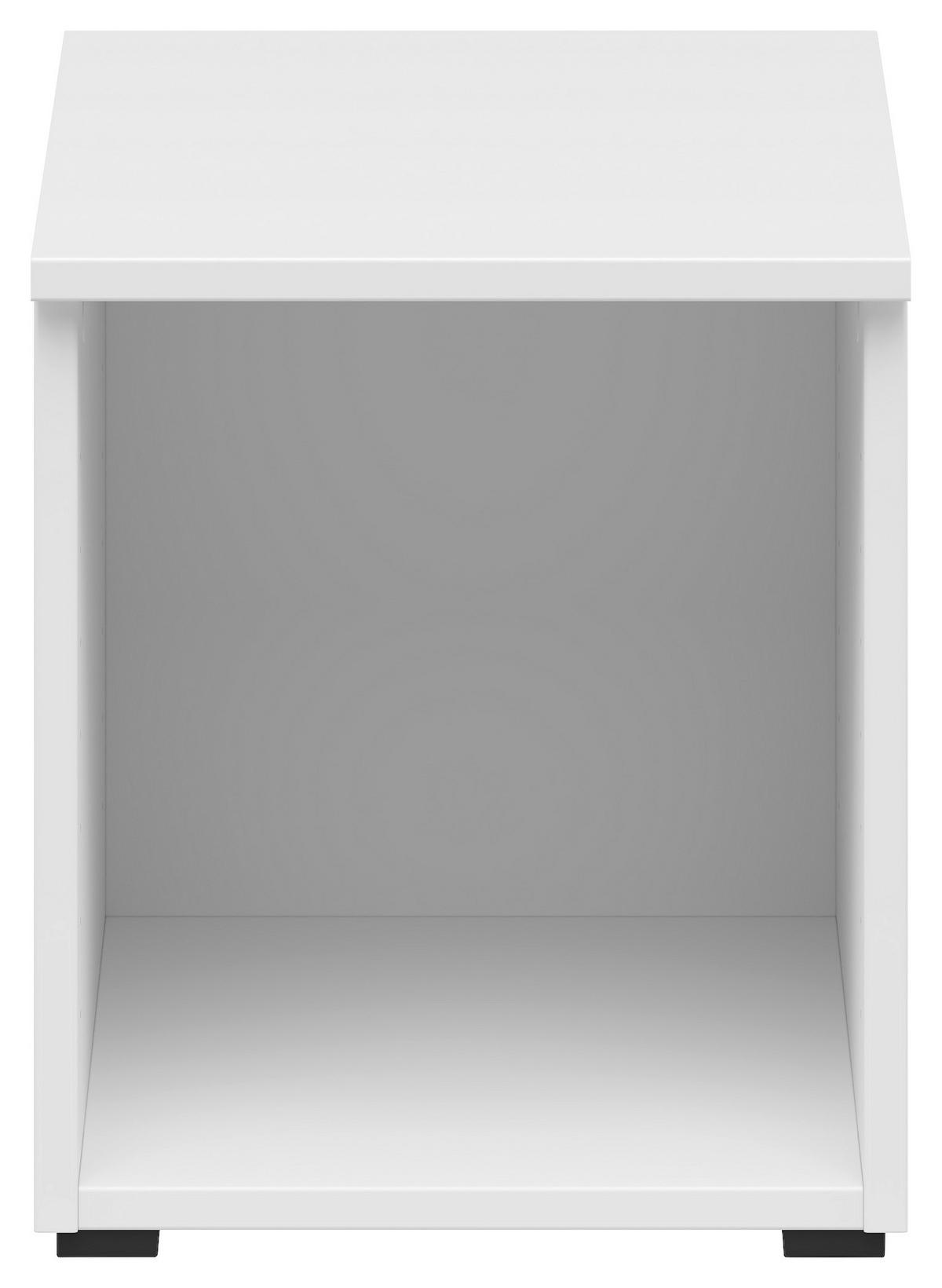 Felsőpolc Cabinet - fehér, Modern, faalapú anyag (30/35/40cm)