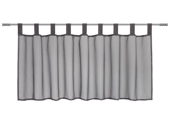 Krátka Záclona Hanna - antracitová, textil (145/50cm) - Mömax modern living Krátka Záclona Hanna - antracitová, textil (145/50cm) - Mömax modern living