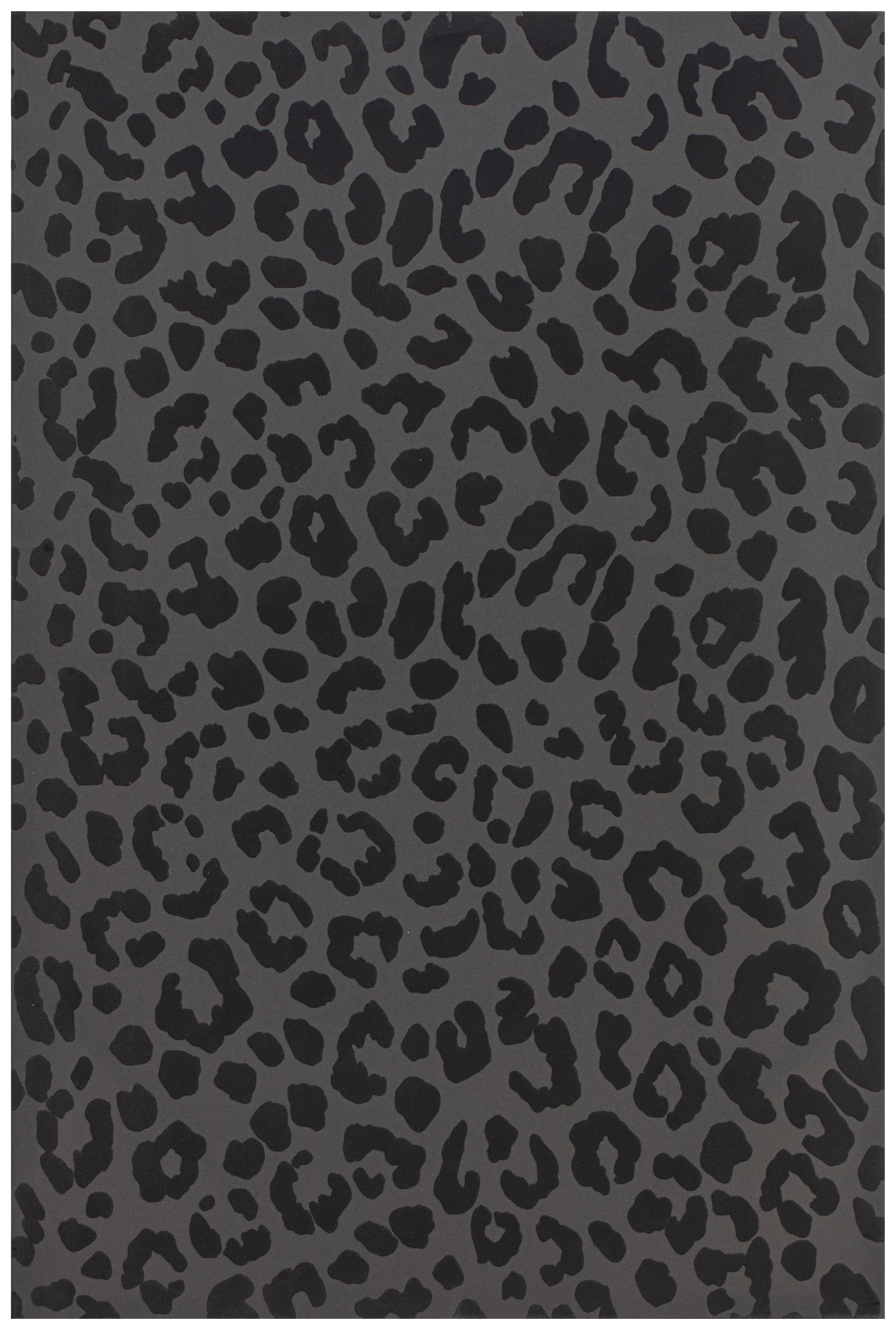 Obraz na plátne LEO - čierna, kompozitné drevo/textil (60/90/2,8cm) - Mömax
