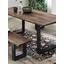 Esstisch B: 160 cm Nussbaumholz - Nussbaumfarben/Schwarz, Basics, Holz/Metall (160/77/85cm) Esstisch B: 160 cm Nussbaumholz - Nussbaumfarben/Schwarz, Basics, Holz/Metall (160/77/85cm)
