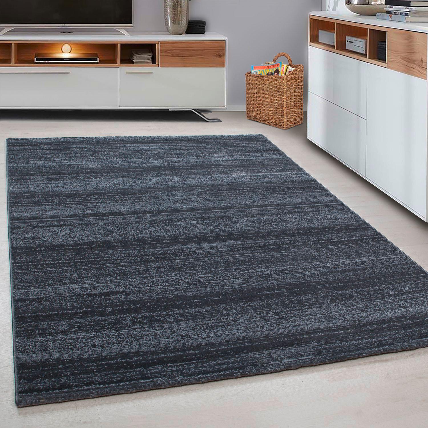 Webteppich Grau Naturfaser Plus 160x230 cm - Grau, Design, Textil (160/230cm)