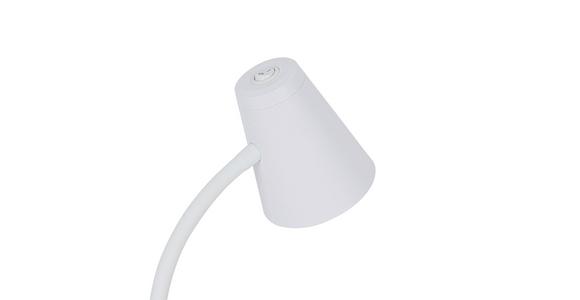 LED-Schreibtischleuchte Lura - Weiß, MODERN, Kunststoff/Metall (13/13/42cm) - Luca Bessoni